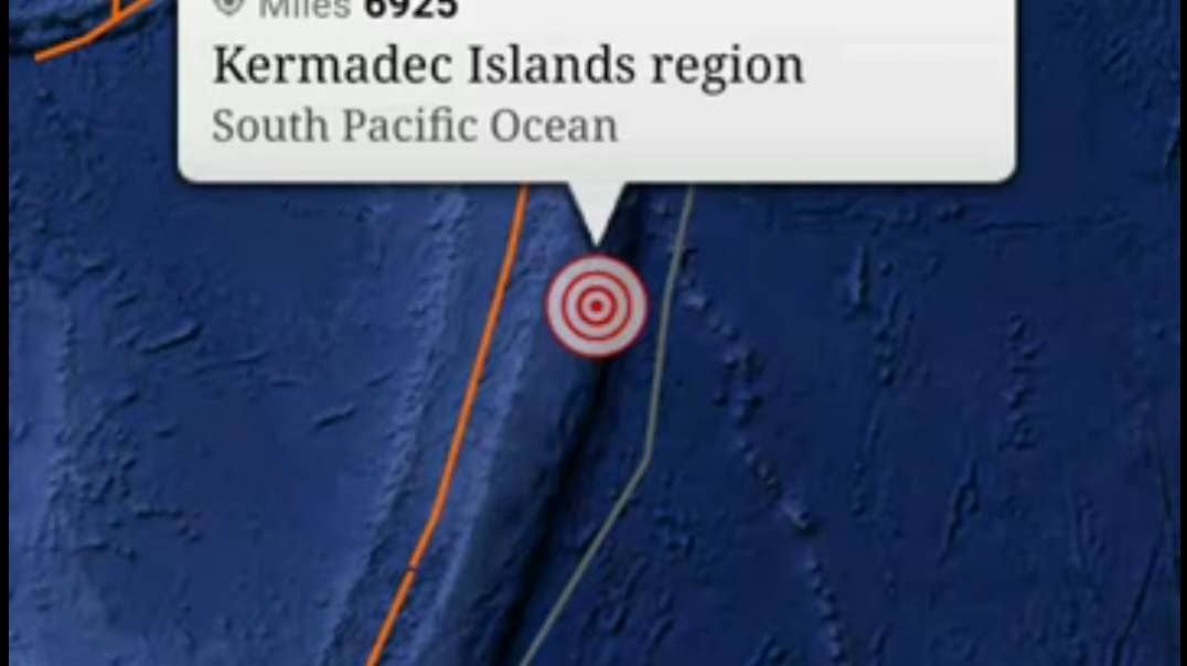 Strongest Earthquake of the Day- 6-6-21 Kermadec Islands.mp4