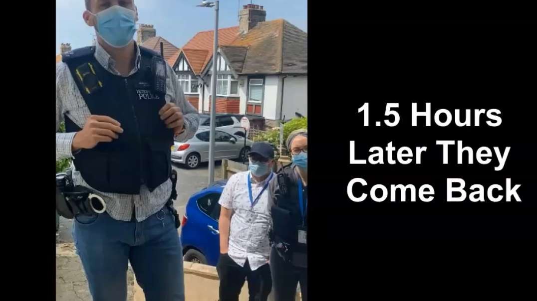 England Police Show Up Twice Harassing Freedom March Participant Louise Save Our Rights UK Vaccines.mp4
