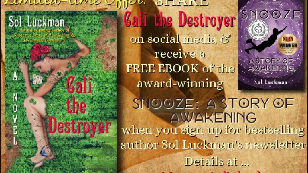 Book Trailer for the Multi-award-winning Visionary Novel CALI THE DESTROYER by Sol Luckman
