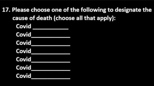 Oh they passed away at home? If you say it was covid the government will pay for the funeral