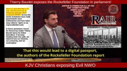 Thierry Baudet exposes the Rockefeller Foundation in parliament!