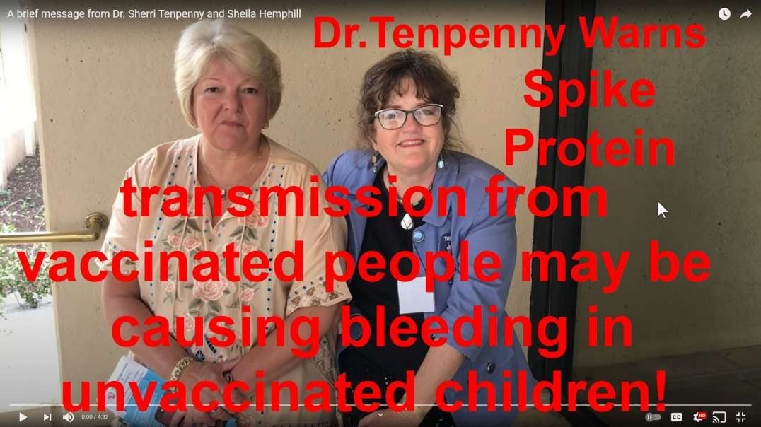 Spike Protein Transmission from those vaccinated to kids!