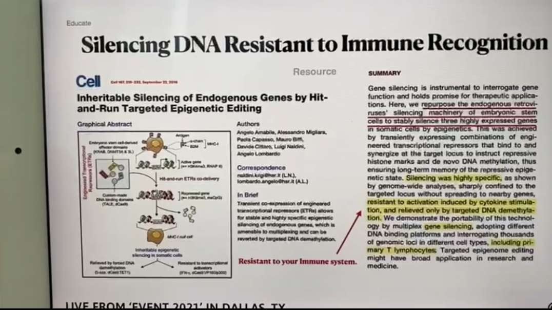 They’re altering your genes to erase your love for God. Satanists at work. The jabs are to not only make you sick and die but also to make you become dark and evil like them.mp4