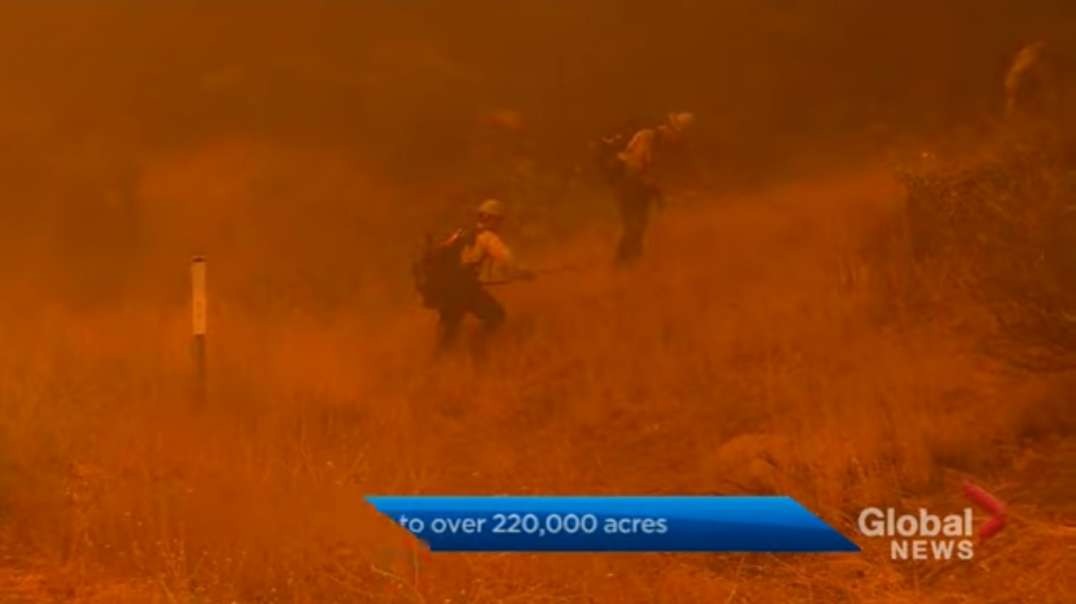 California's Dixie Fire continues to grow into 13th largest wildfire in state hi.mp4