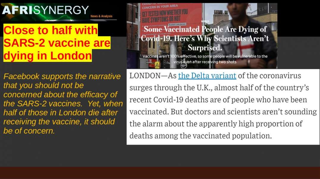 Close to half with SARS-2 vaccine are dying in London.mp4