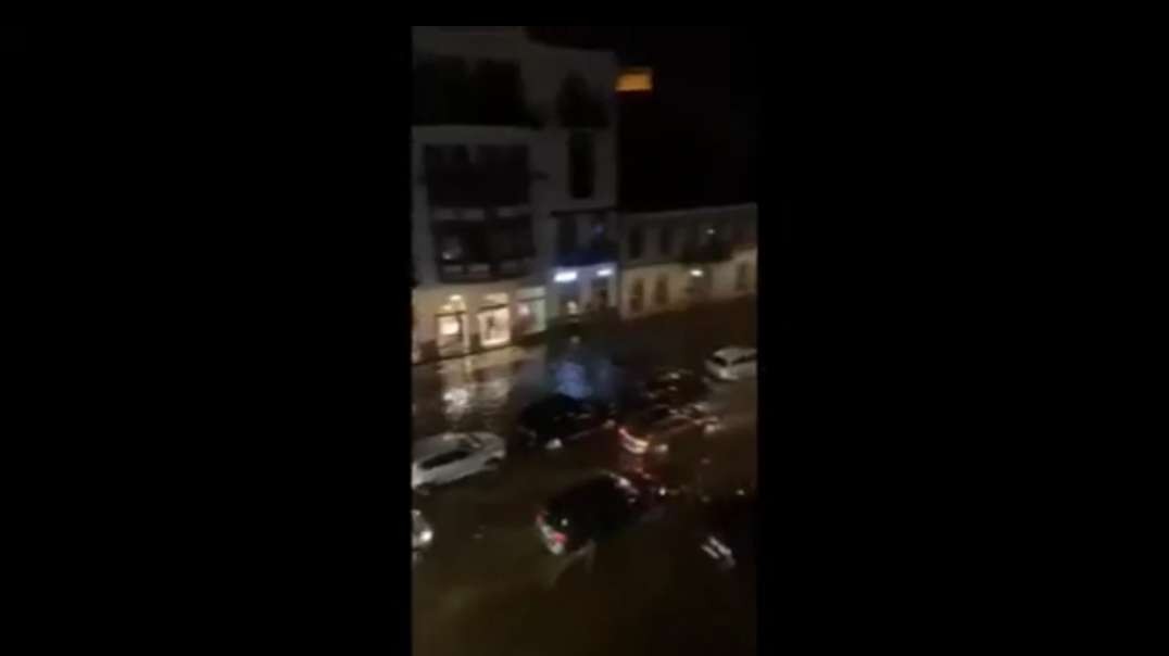 Floods, hail and storm tonight in Cluj _ Floods Cluj Romania.mp4