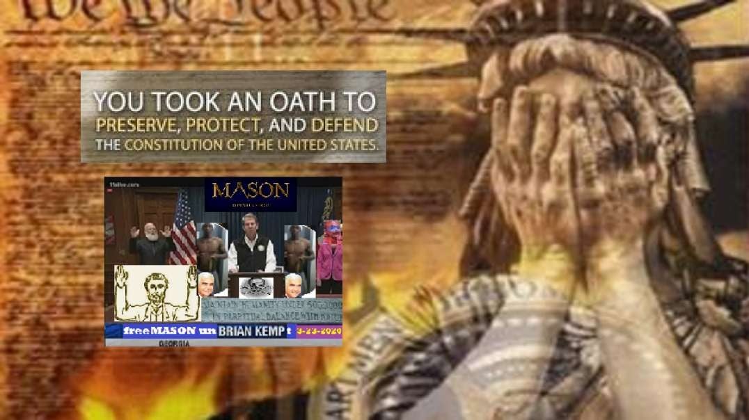 EVERY freeMASON in GOVERNMENT IS A TRAITOR because THEIR DEATH BLOOD OATH overrides THEIR OATH to US