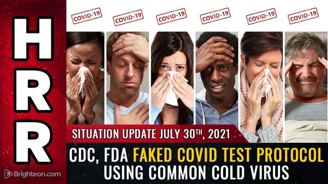 SITUATION UPDATE: CDC, FDA FAKED COVID TEST PROTOCOL USING COMMON COLD VIRUS [2021-07-30] - MIKE ADAMS (VIDEO)