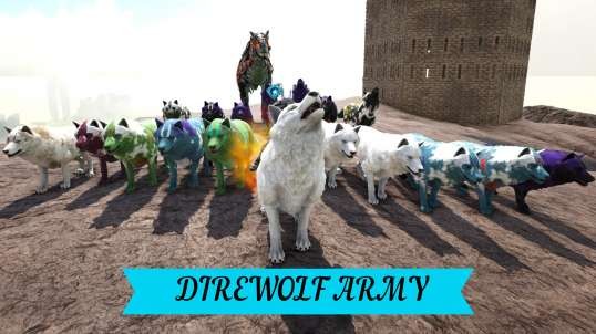 Fighting Bosses for my first time with my Direwolf Army - ARK: Survival Evolved