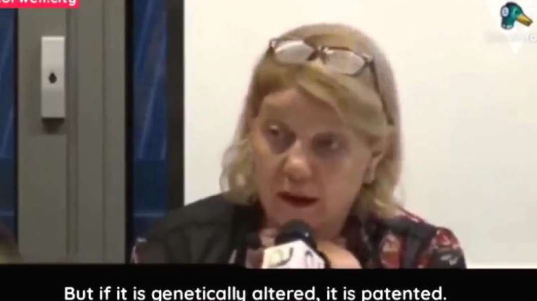 Dr. Chinda Brandolino - "If DNA is Genetically Altered, it is Patented"