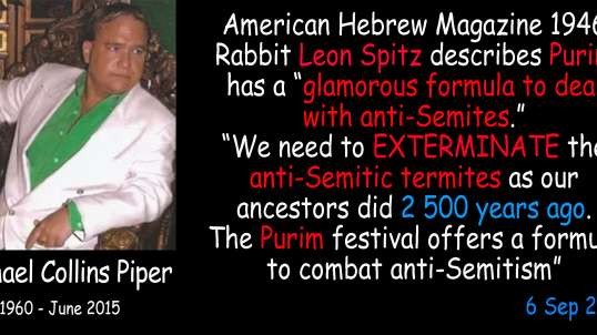 MCP 3-13 Sep 2007 We need to EXTERMINATE the anti-Semitic termites - Rabbit Leon Spitz 1946