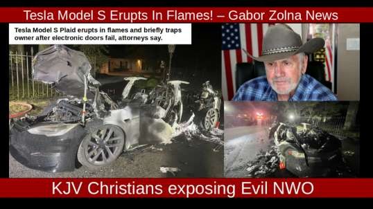 Tesla Model-S Erupts In Flames - Gabor Zolna News