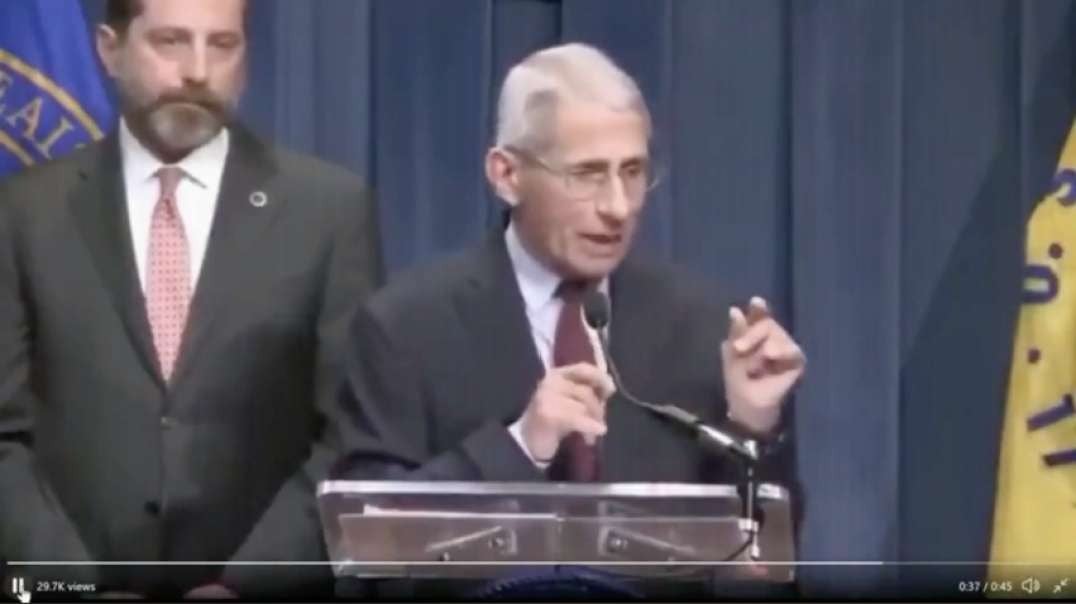 FAUCI: NOTHING BUT FLIPS AND FLOPS AND LIES