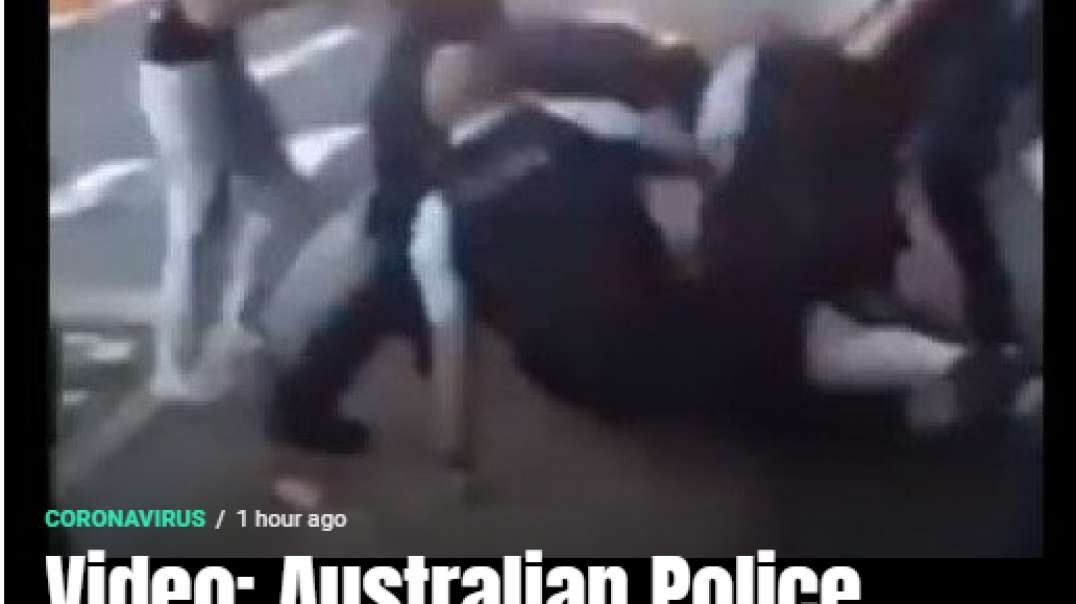 Australian Police Pepper Spray Children For Not Wearing Masks