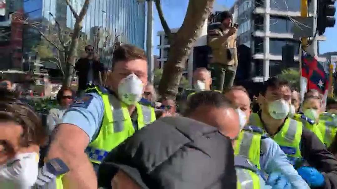 total communism in new zealand Protesting Lockdown Billy TK and Vinny Eastwood Arrested