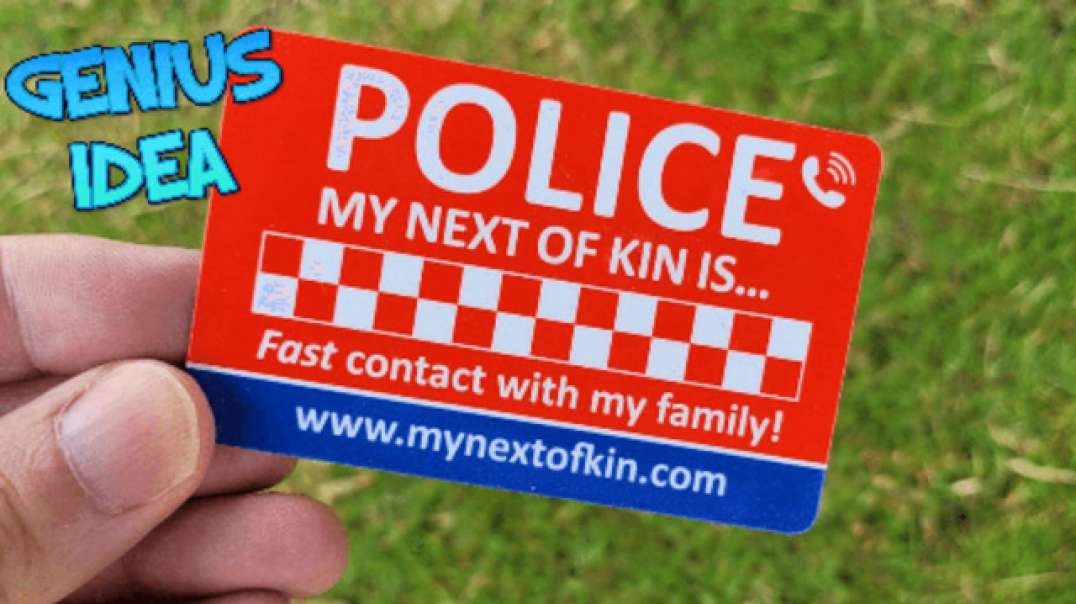 THE FREE LIFESAVING MY NEXT OF KIN CARD VISIT MYNEXTOFKIN.COM TO FIND OUT MORE SEE DESCRIPTION BELOW