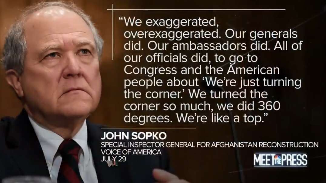 John Sopko American Military We Exaggerated We Over-Exaggerated Generals Ambassadors Officials Did.mp4