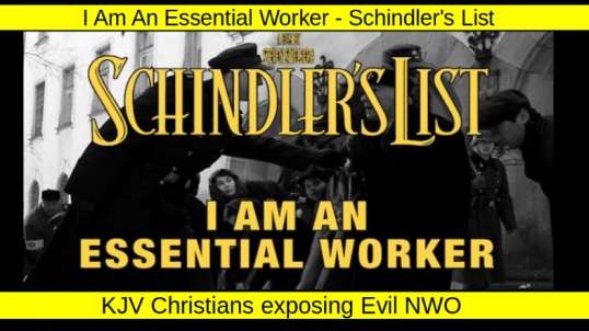 I Am An Essential Worker - Schindler's List