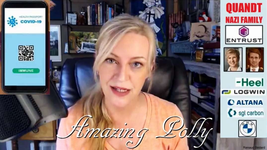 AMAZING POLLY COVID TESTS VACCINES AND PASSPORTS MANAGED BY QUANDT NAZI FAMILY