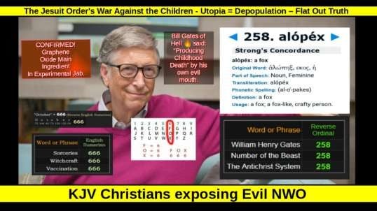 The Jesuit Order's War Against the Children - Utopia = Depopulation