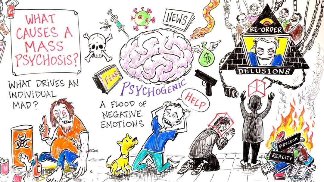 Dynamics of MASS PSYCHOSIS - How a Population Becomes MENTALLY ILL Covid-19 Coronavirus Lockdowns.mp4