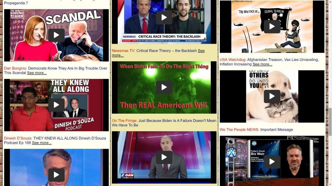 Ep20210905a | Dan Bongino, USA Watchdog, X22 Report, Gateway Pundit + Fake New Antidote.