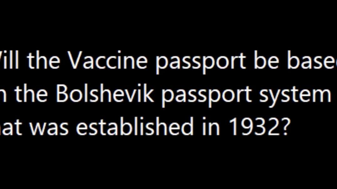 COV-ID-19 is BOLSHEVIK RUSSIAN Passport Standard