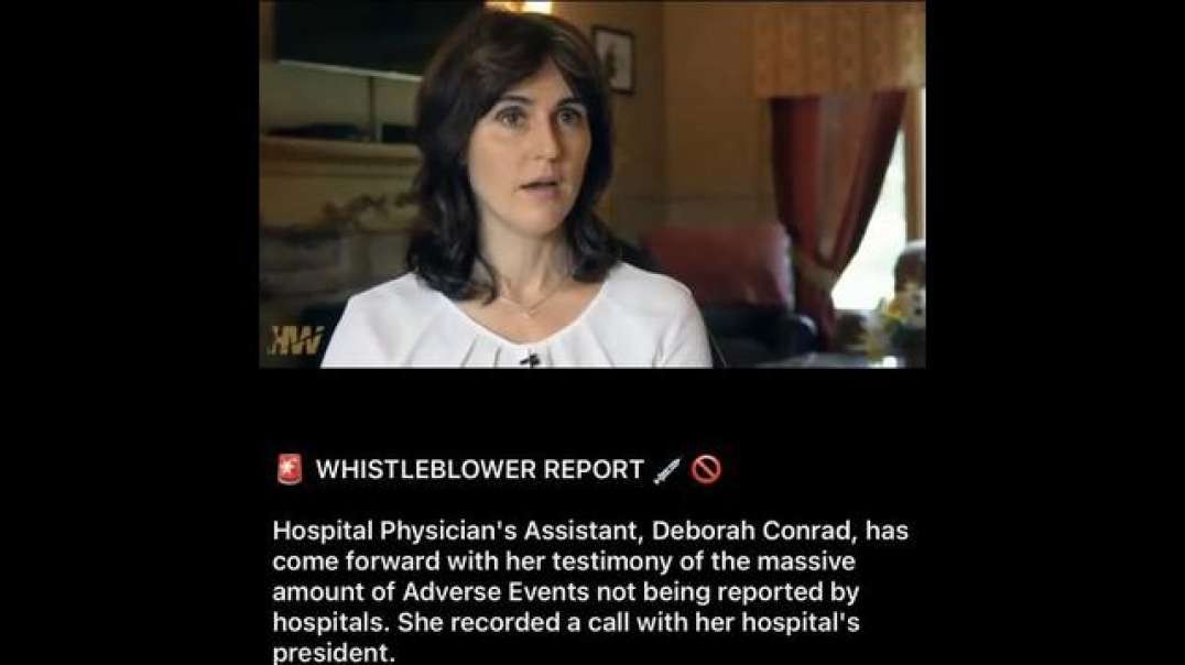 Whistleblower report - Massive amount of Adverse Events NOT being reported by hospitals