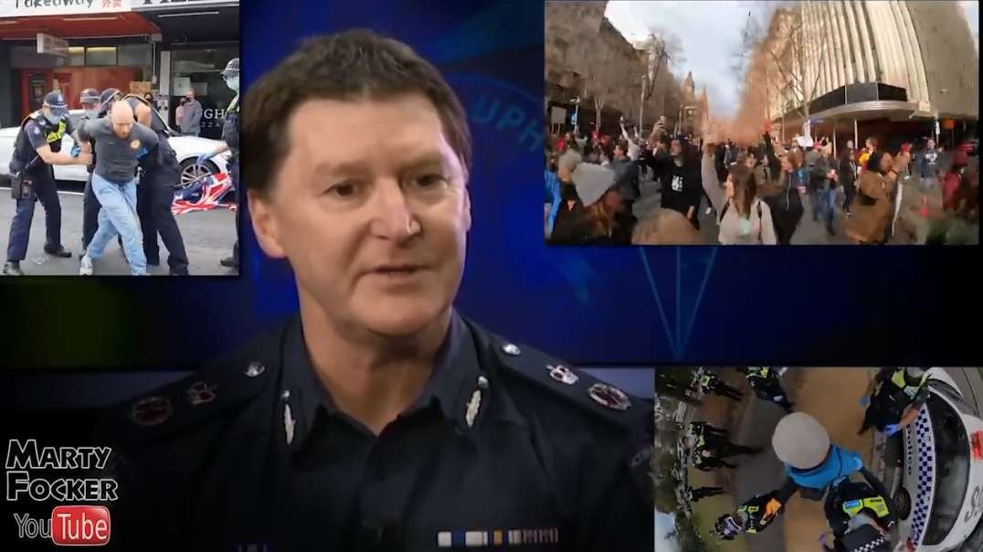 Vicstapo Shane Patton Australia Victoria Chief Police Commissioner Pathetic Interview Denies Tyranny.mp4