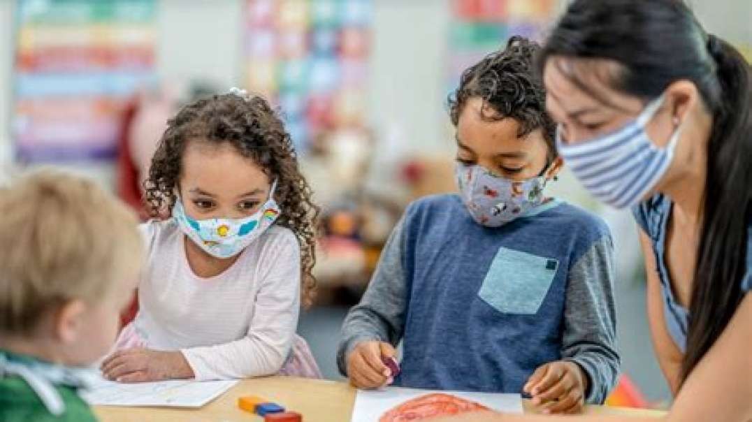 Kids 5-11 Masked Forever, Even WITH Jab