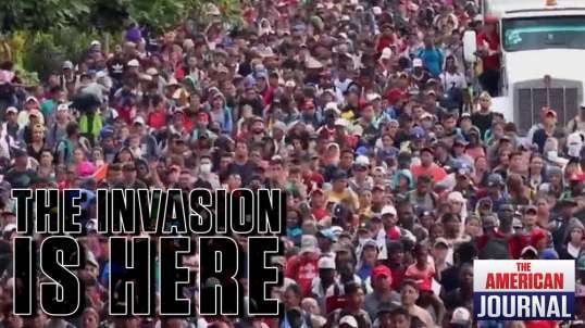 Jaw-Dropping Scale of Migrant Caravan Revealed In New Video