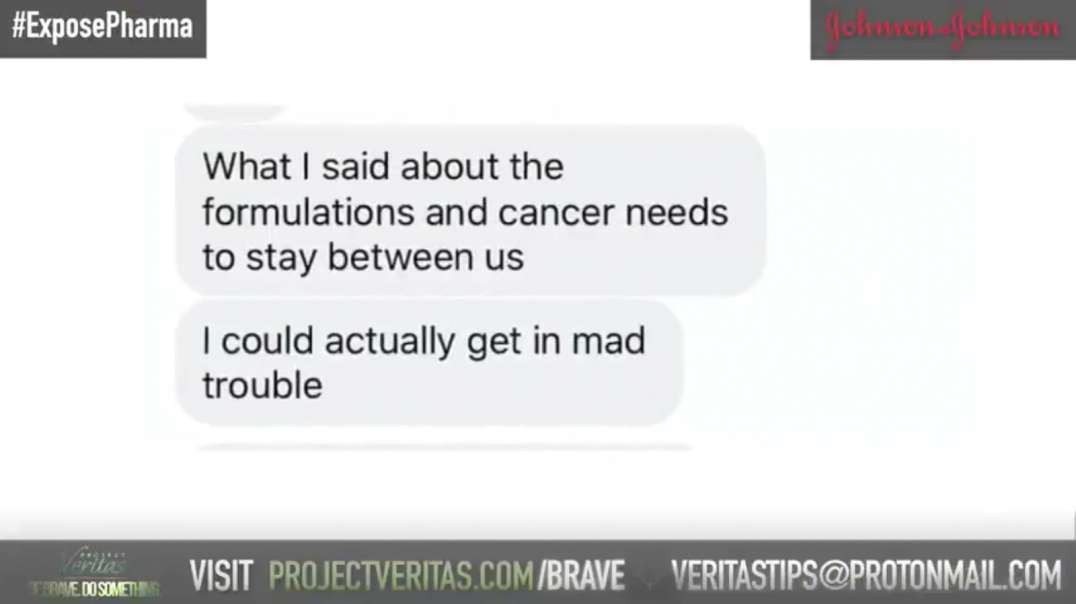 Johnson & Johnson, 'Kids Shouldn’t Get A F*cking [COVID] Vaccine;' There are "Unknown Repercussions", Covid-19 Vax Exposed - Part 3, by Project Veritas