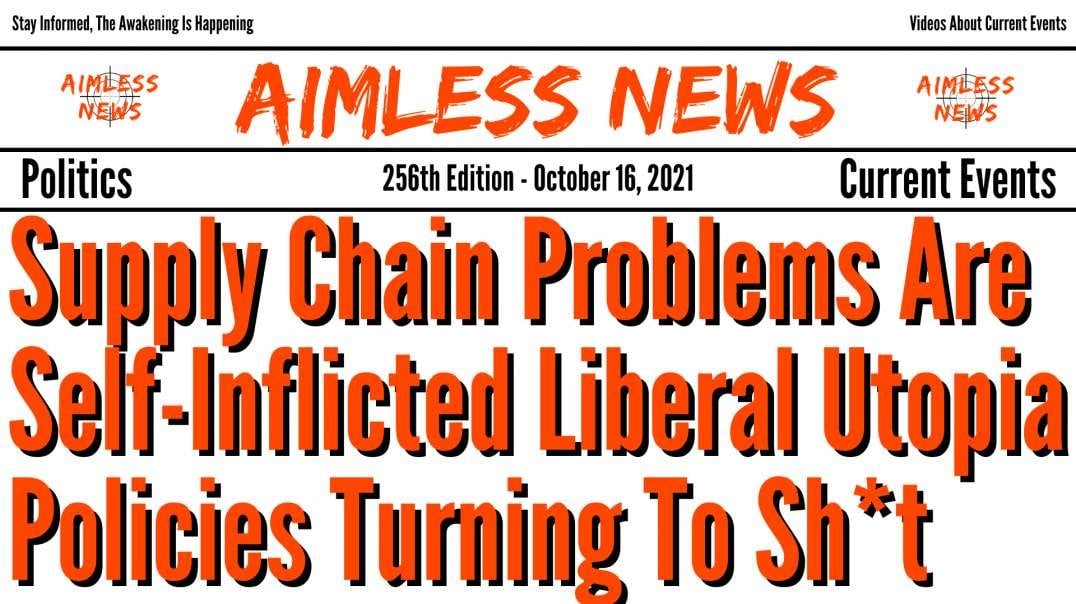 Supply Chain Problems Are Self-Inflicted Liberal Utopia Policies Turning To Sh*t