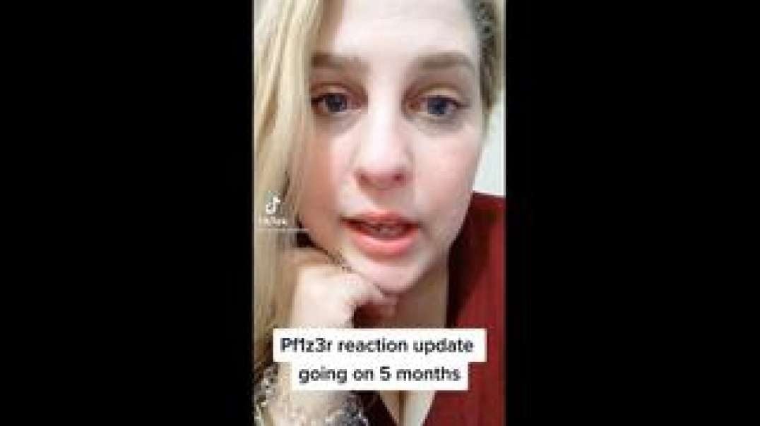 SEVERE ADVERSE REACTIONS TO PFIZER VAXX FOR PAST 5 MONTHS SINCE THE JAB [2021-09-29] - LEAH JEAN (VIDEO)