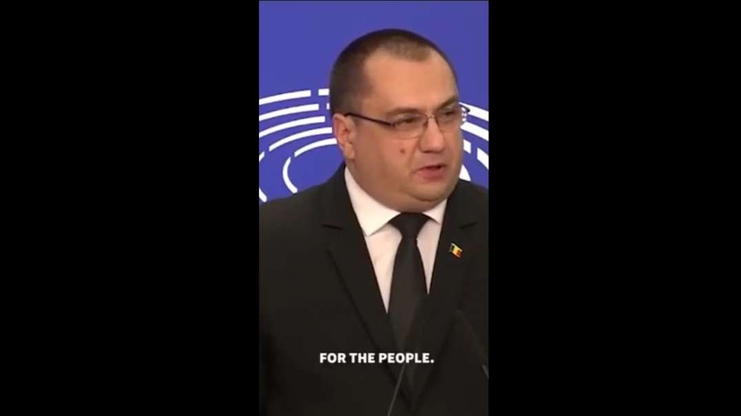 Romanian MEP Cristian Terheș Speaking at the European Parliament (FIRE)