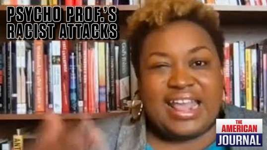 Insane Black Professor Goes Psycho On White People