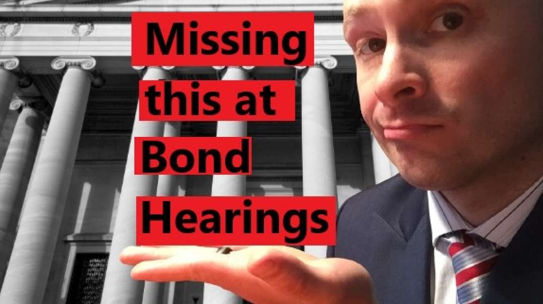 What should I say at a bond hearing is what is missing in society