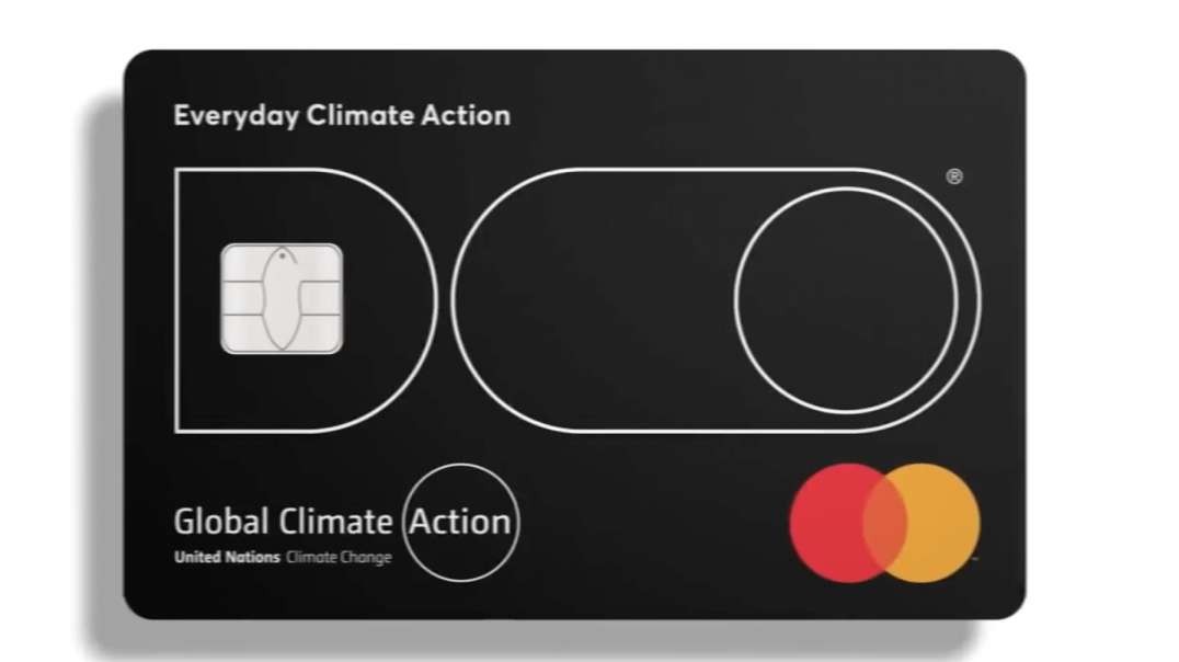 THE NEW TRENDY RATION CREDIT CARD MASKED AS SAVING THE PLANET FROM THE W.E F. .mp4