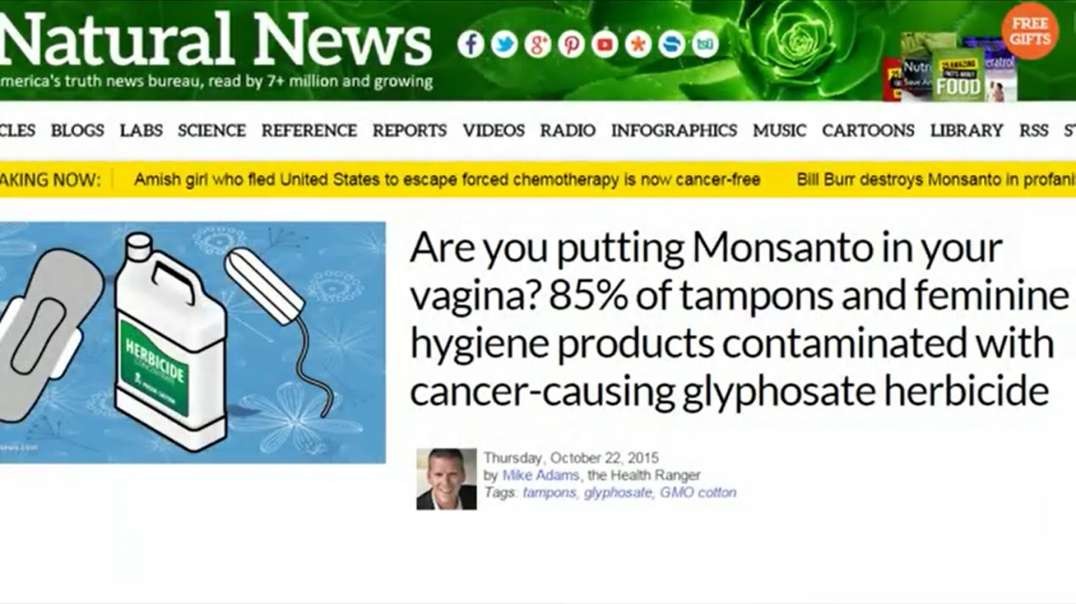 (22)Glyphosate in tampoons