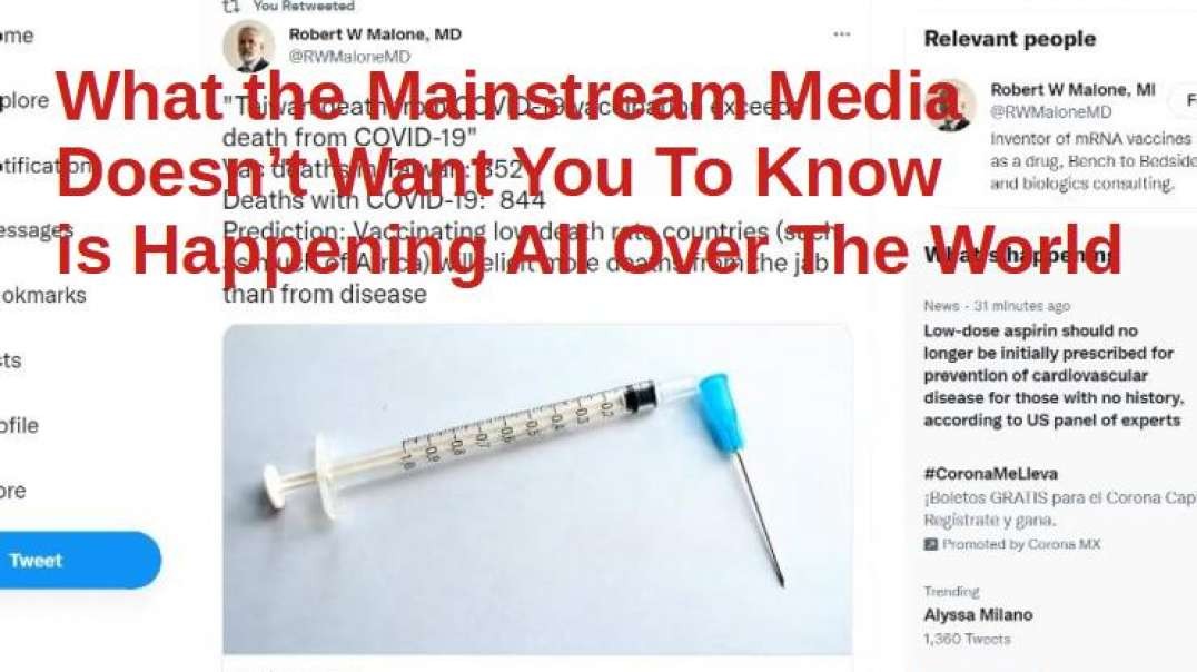 VAX DEATHS EXCEED Covid Deaths Worldwide - What They're Hiding - 72777 BANNED IN ALL MAJOR-MEDIA