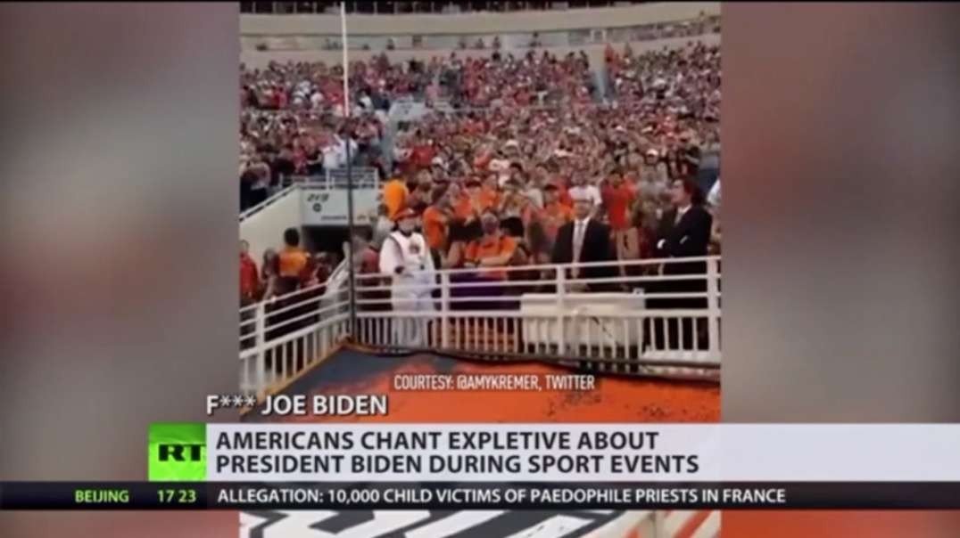 F##k Joe Biden chant is sweeping the nation at sporting events.
