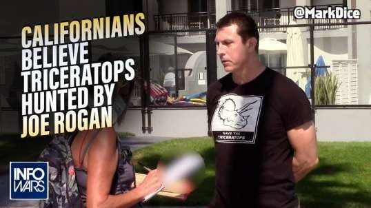 Mark Dice Returns To Infowars After Video Goes Viral Of Californians Believing Triceratops Are Being Hunted By Joe Rogan