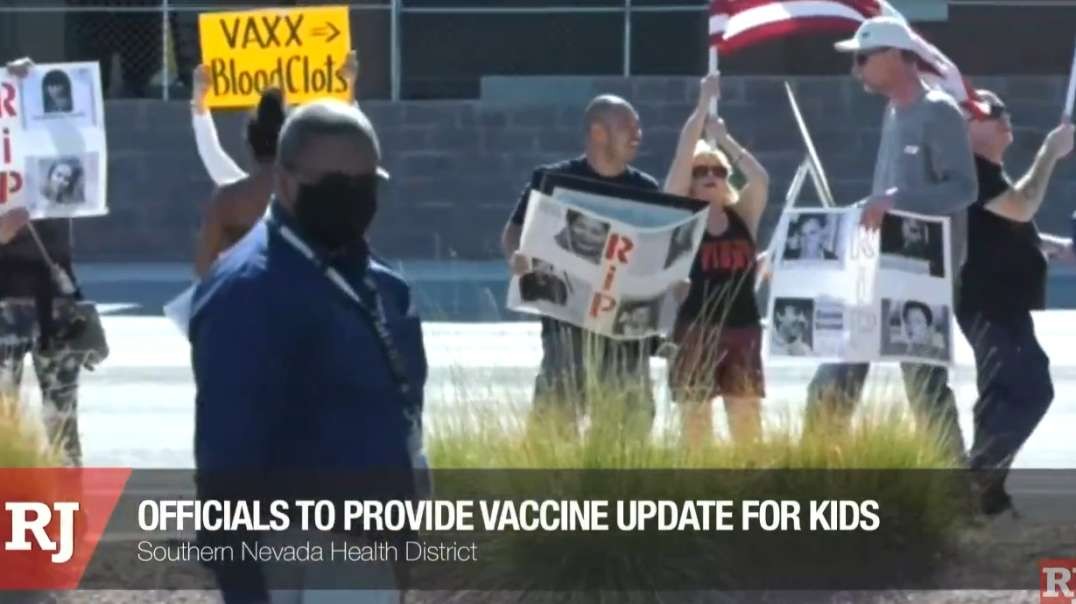 Las Vegas Protesters Loud Presence During Oct 10th Nevada Health Officials Child Vaccine Update.mp4