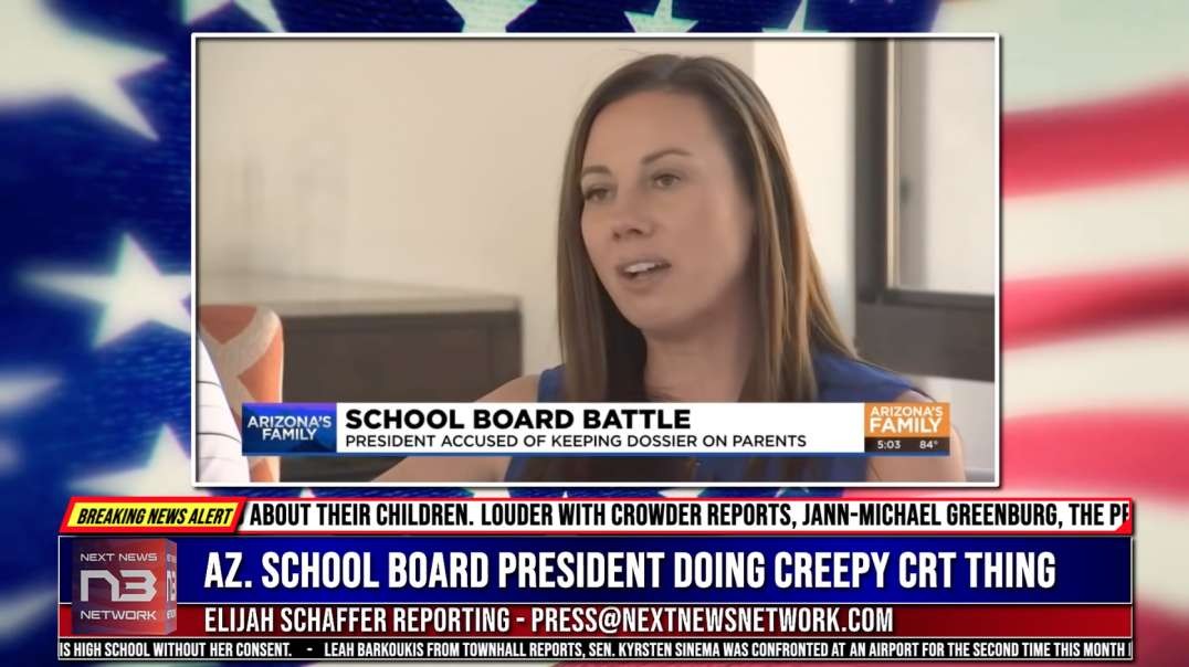 Arizona school board president good caught — unreal.