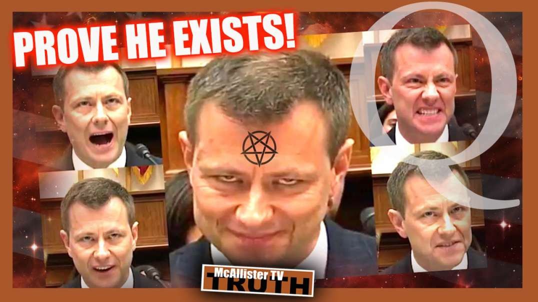 PETER STRZOK SATANIC HYBRID CLONE-AVATAR? PROVE HE EXISTS!