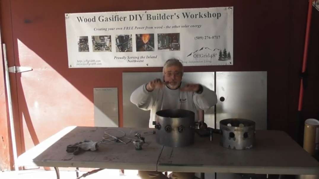 (330)Wood Gasifier Builder's Workshop - Part 26- Adding an Auxiliary Port.mp4