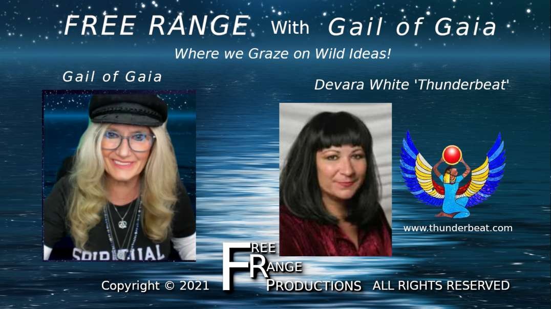 Devara Thunderbeat Reveals Ancient Egypt in Sedona with Faces In The Rocks on FREE RANGE with Gail of Gaia