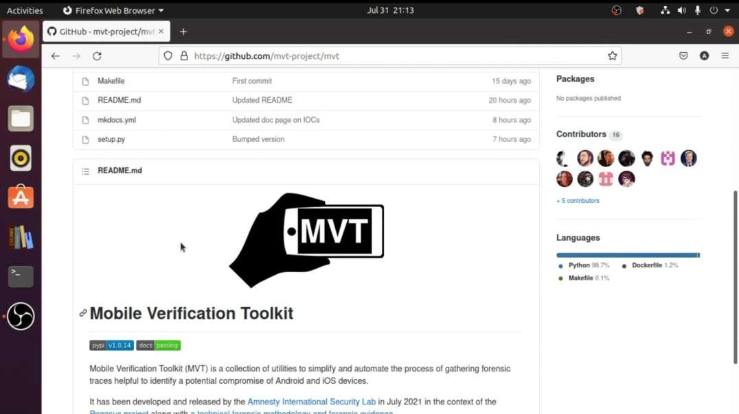MVT - Mobile Verification Toolkit _ Check Your Smartphone For Malware Using MVT