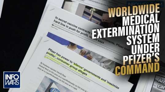 US Govt. Signed Secret Treaty with Pfizer- Worldwide Medical Extermination System Now Under Corporate Command