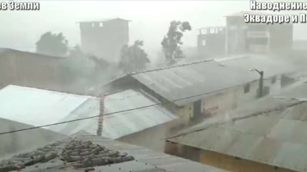 Catastrophic flood and rain in Ecuador and Peru on November 4 Cataclysms, the events of the day.mp4